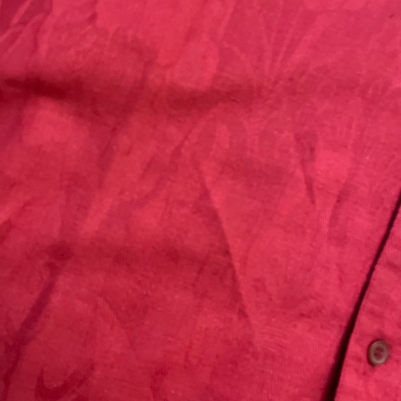 Red button down - Picture 2 of 5